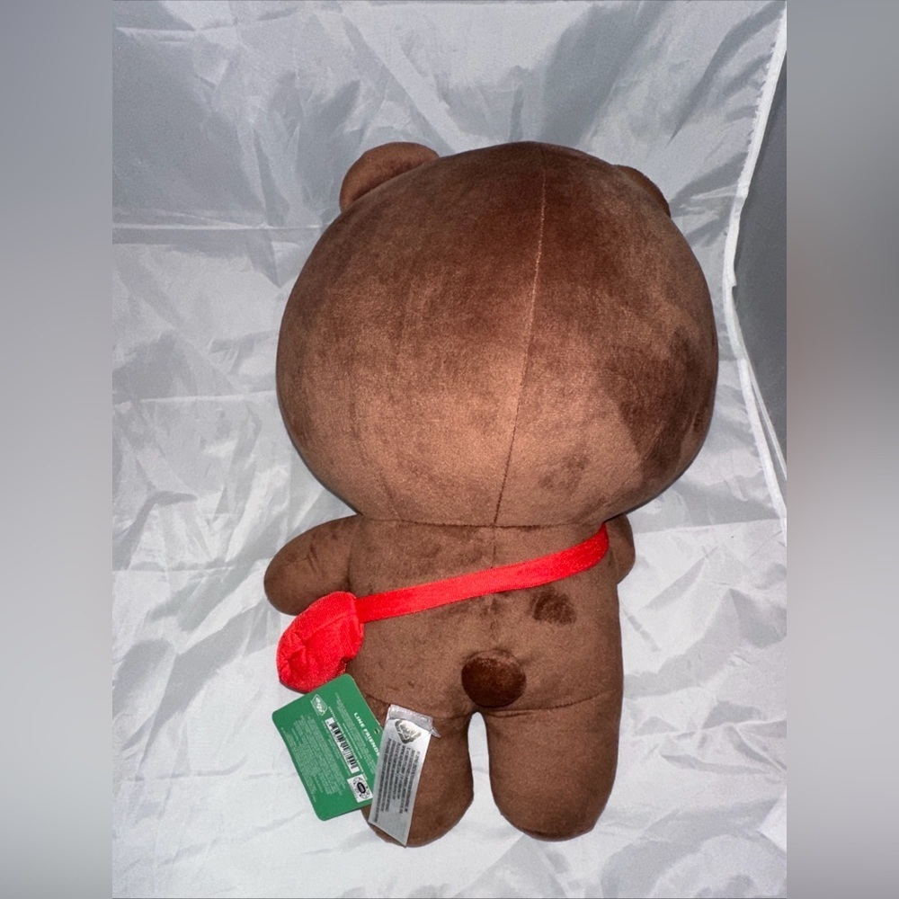 Line Friends Brown in Sweetieland Round1 Bear Plushie NWT - Picture 3 of 3